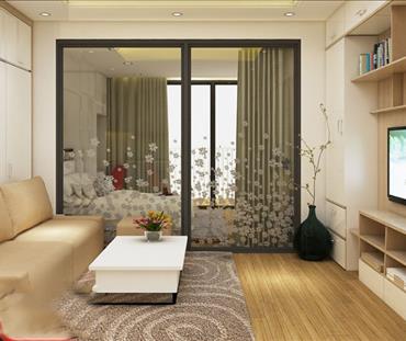 Căn hộ Royal City 1 phòng ngủ 55m2 phong cách hiện đại