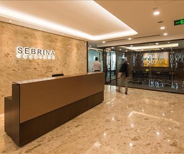 Văn phòng Sebrina 400m2 phong cách hiện đại