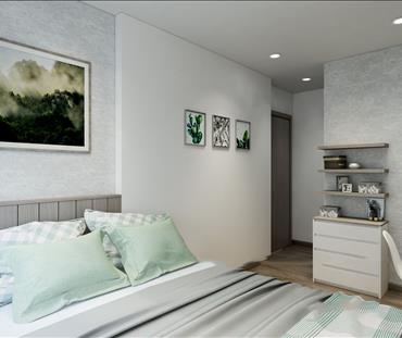 Căn hộ Moonlight Residences 2 phòng ngủ 71m2 phong cách hiện đại