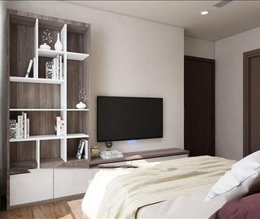 Căn hộ Vinhomes Central Park 2 phòng ngủ 80m2 phong cách hiện đại