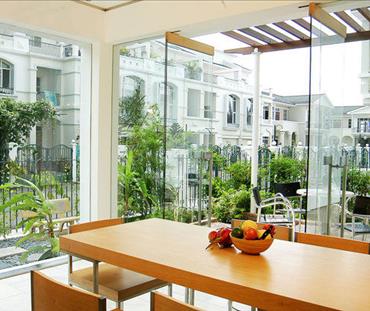 Biệt thự 350m2 phong cách hiện đại ở Sài Gòn