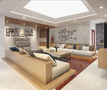 Căn hộ Penthouse Hapulico phong cách hiện đại