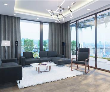 Căn hộ Penthouse mini phong cách hiện đại