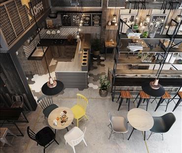 Thiết kế quán cafe T&coffee