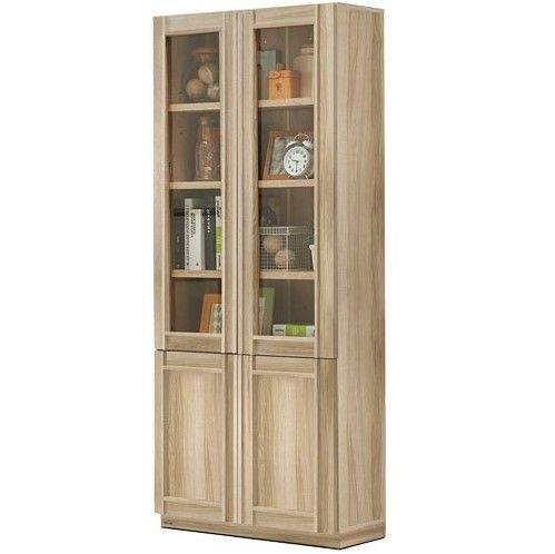 Tủ trưng bày LYBRARY SC80/LINDBERG OAK/GLASS