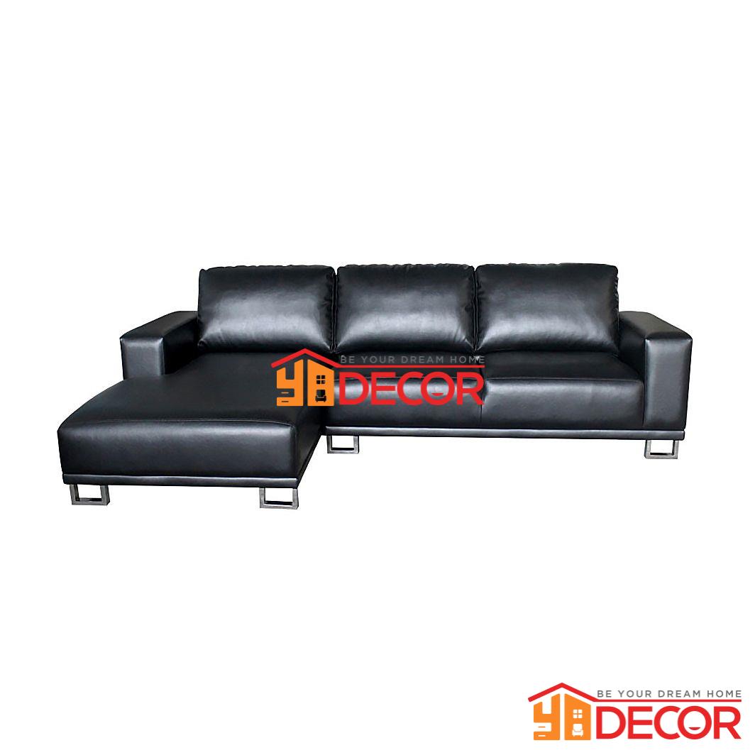 Sofa góc 3 chỗ [L] GEMINO/SL BLACK