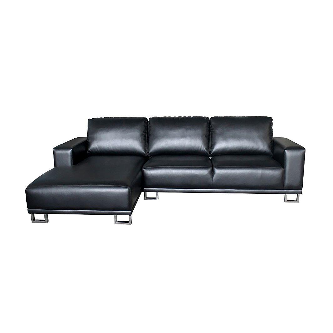 Sofa góc 3 chỗ [L] GEMINO/SL BLACK