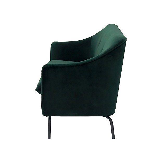 Sofa 2 chỗ N GREEN/BLACK/GREEN/2S