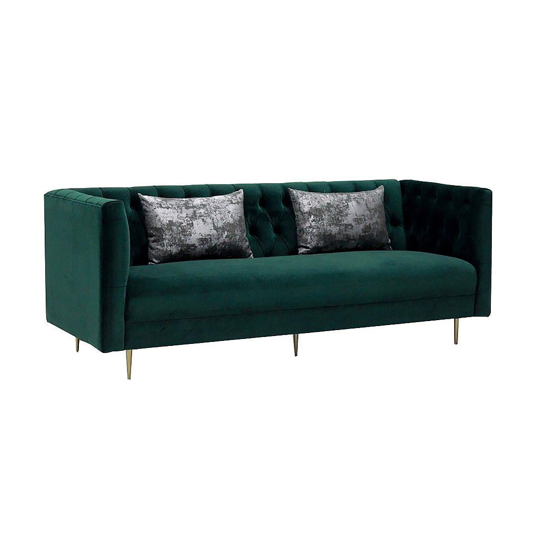 Sofa 3 chỗ ADDRESS/GOLD/GREEN VELVET/3S