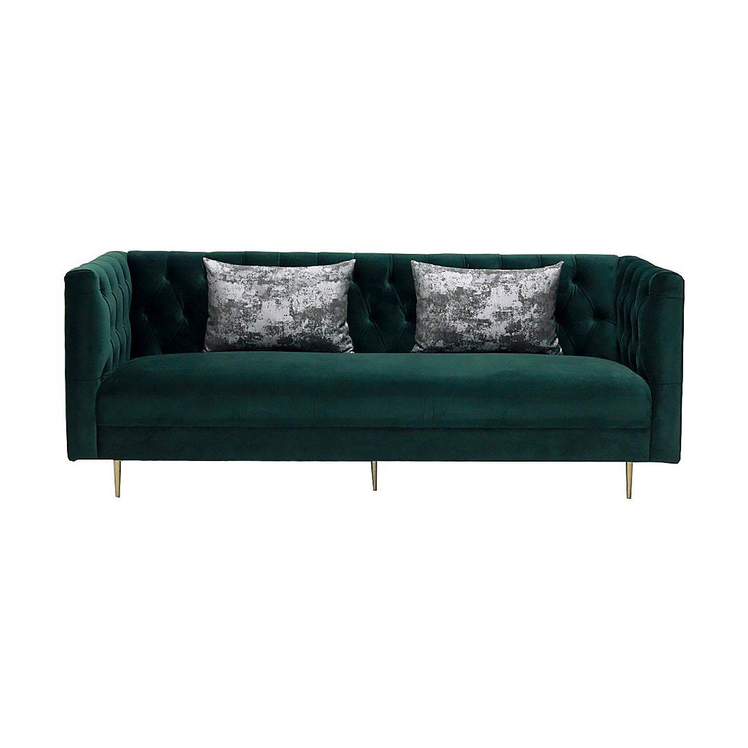 Sofa 3 chỗ ADDRESS/GOLD/GREEN VELVET/3S