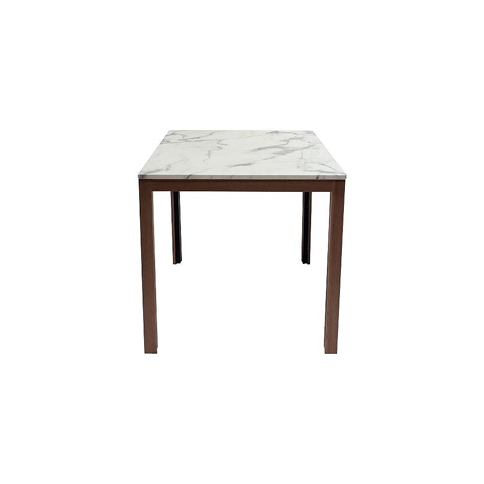 Bàn ăn đá HINTEY#2/DN120/WALNUT/TOP MARBLE