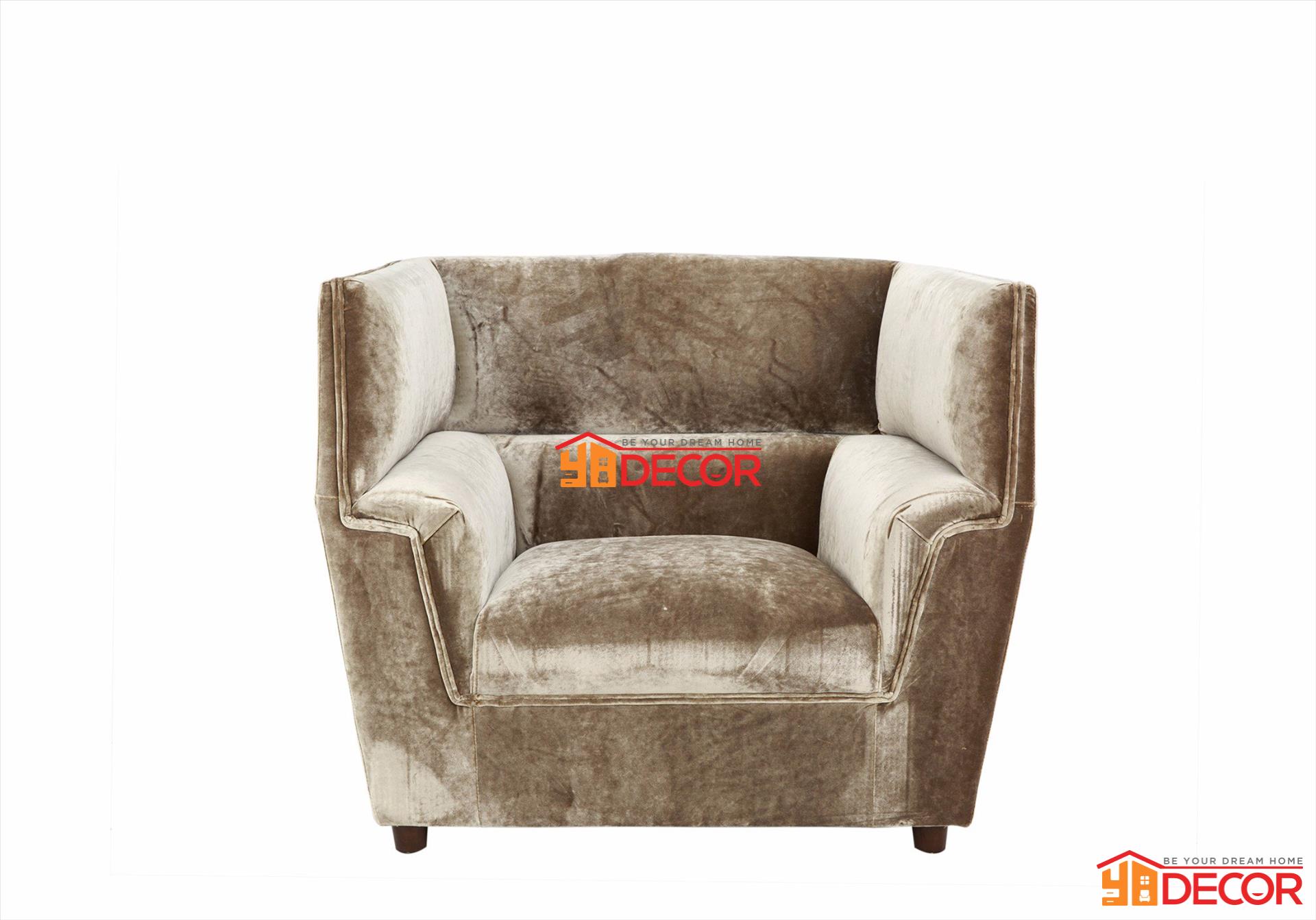 Sofa Rania 1 chỗ, nâu nhạt