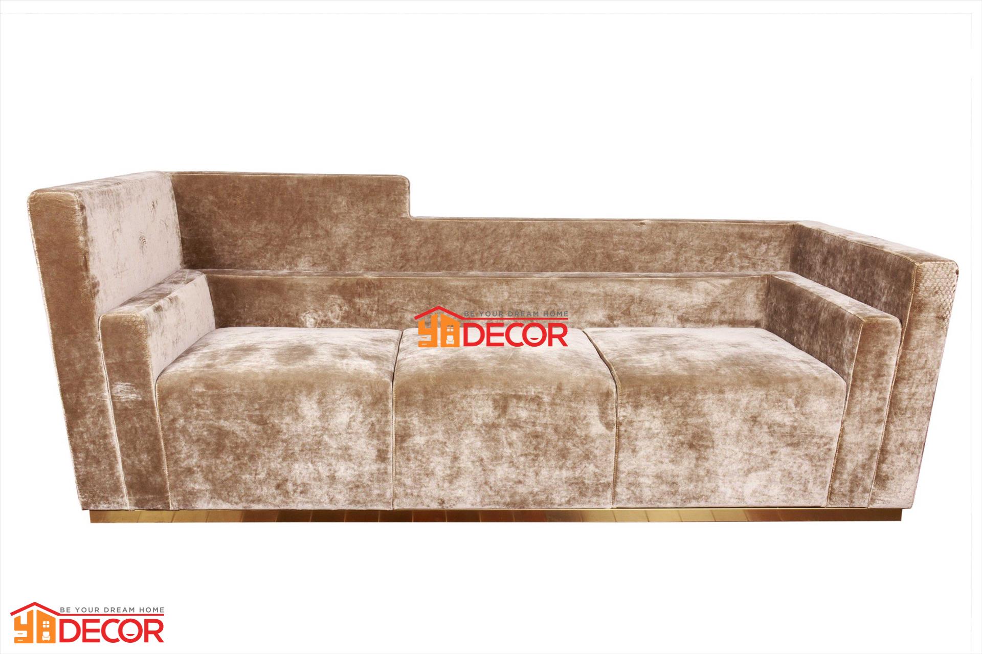 Sofa Giulian 3 chỗ, nâu nhạt