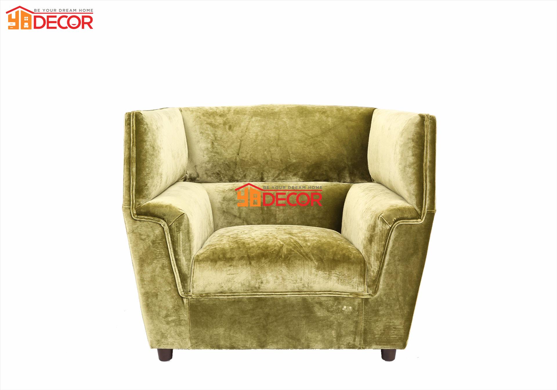 Sofa Rania 1 chỗ, vàng cỏ úa