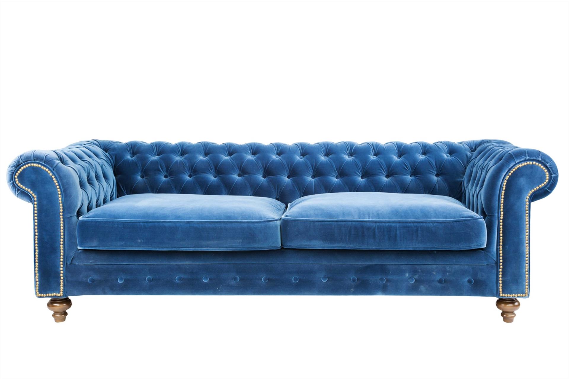 Sofa Sara 3 chỗ, xanh coban