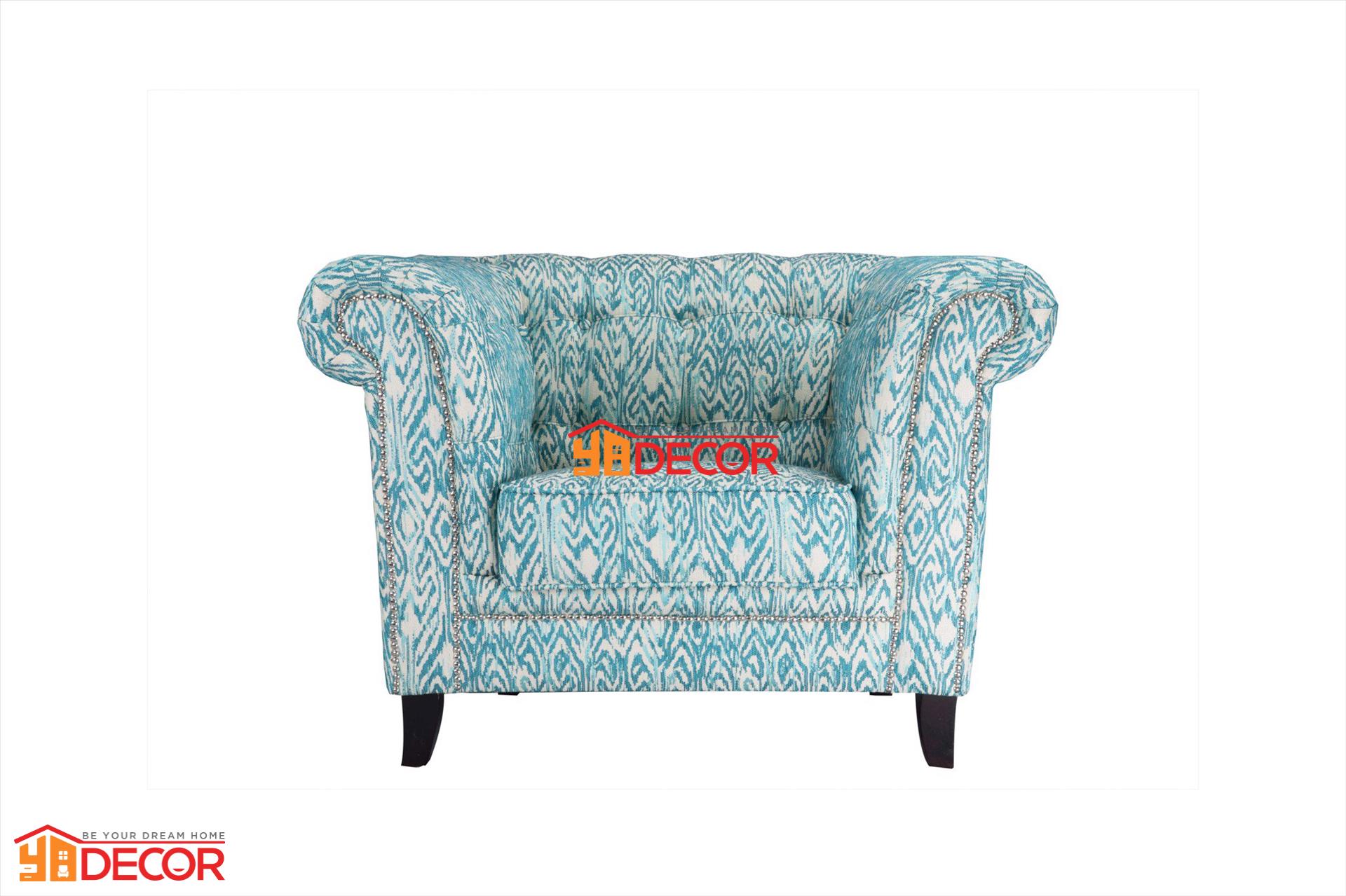 Sofa Adrienne 1 chỗ, xạnh bạc hà