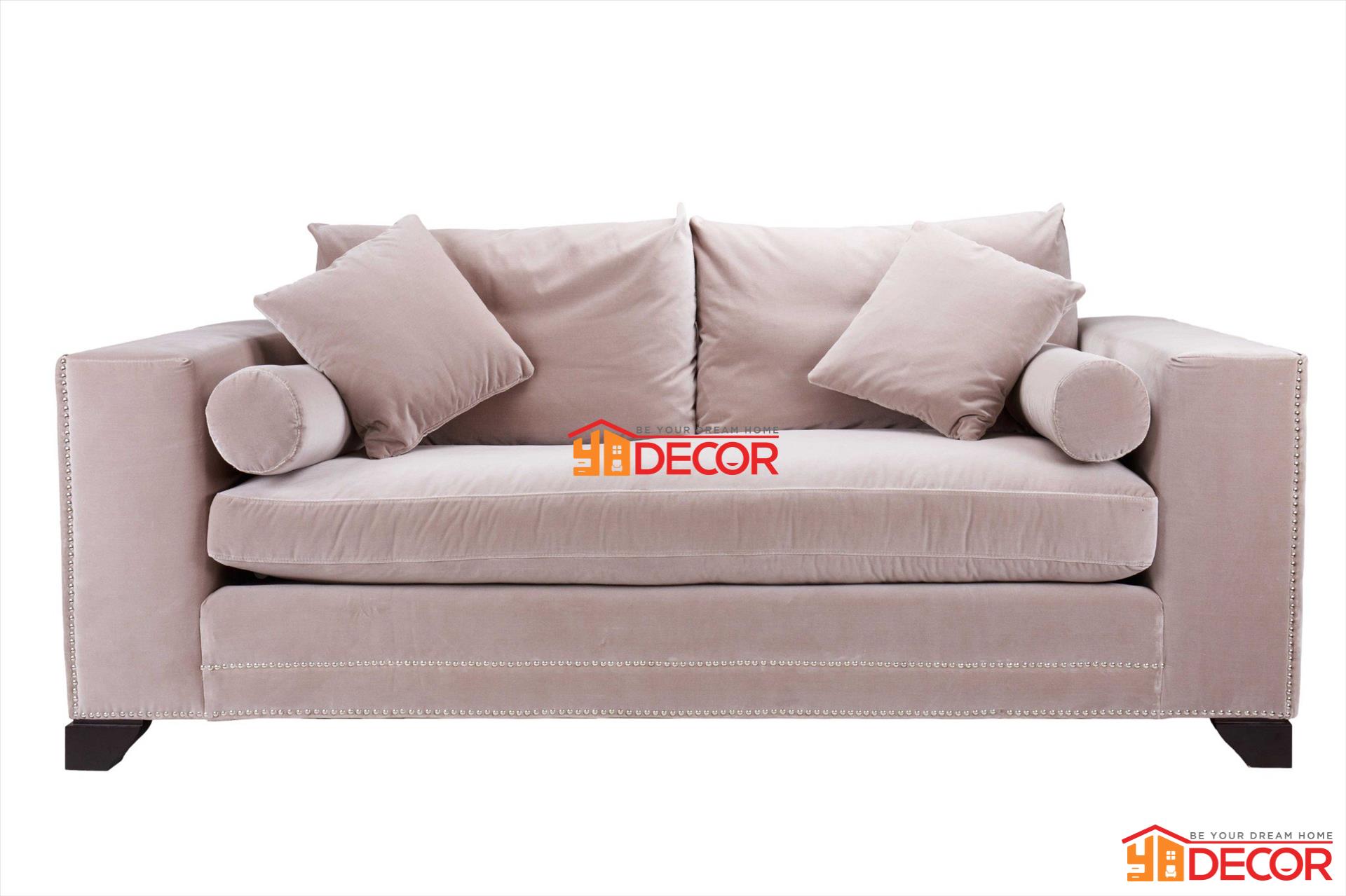 Sofa Miller 3 chỗ hồng nhạt