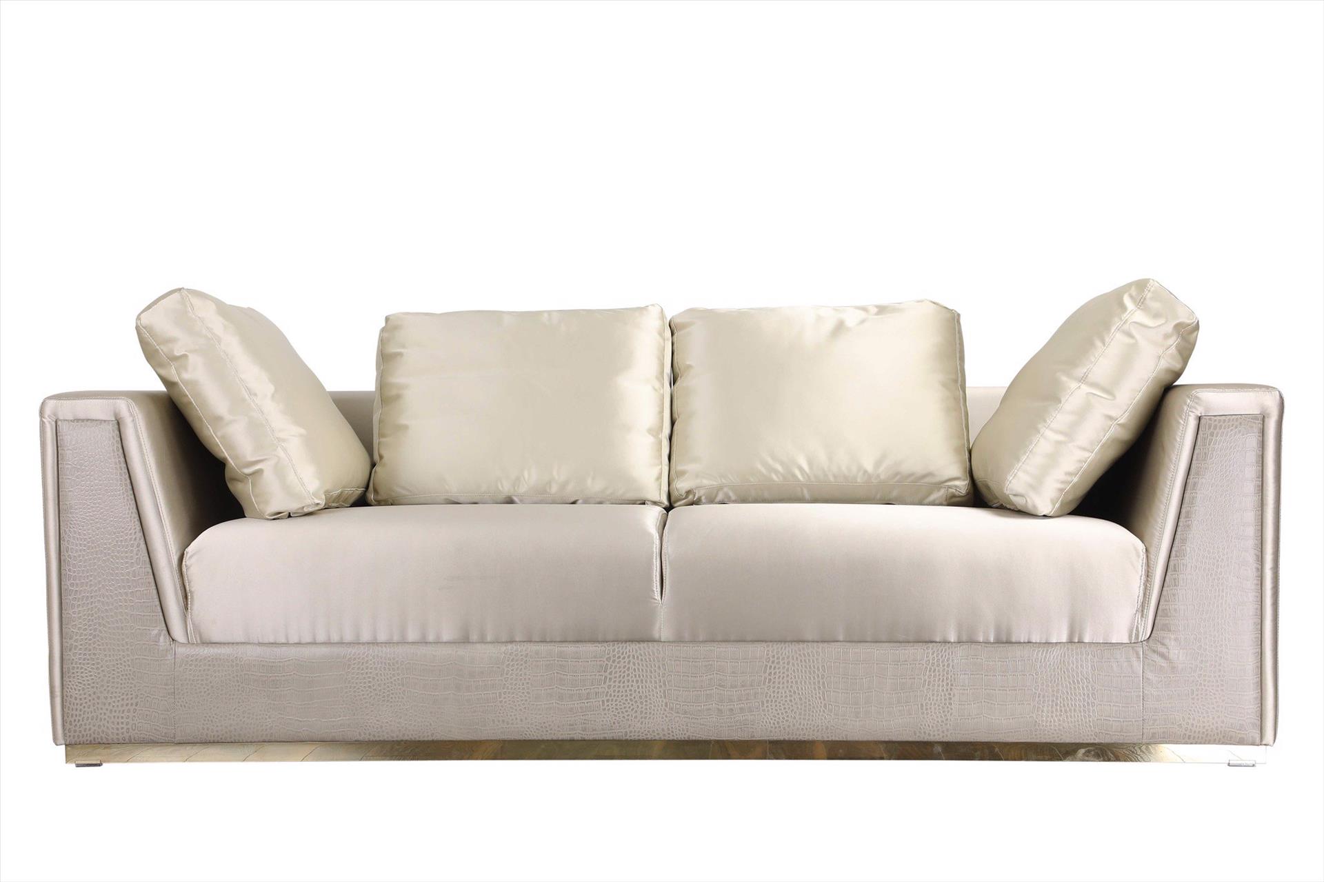 Sofa Camile 3 chỗ, ghi nhạt