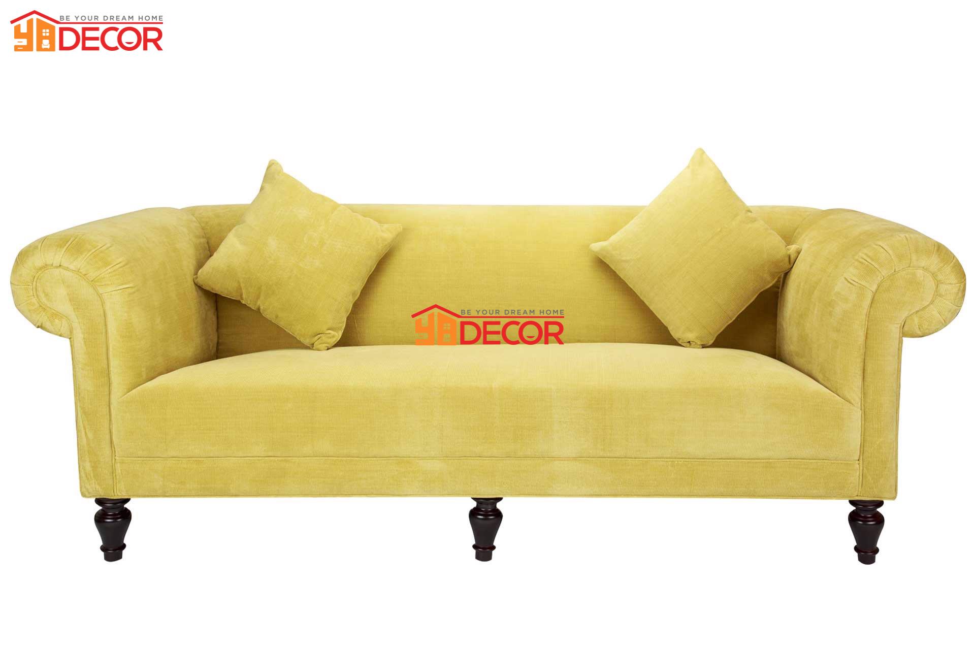 Sofa Jessica 3 chỗ, vàng