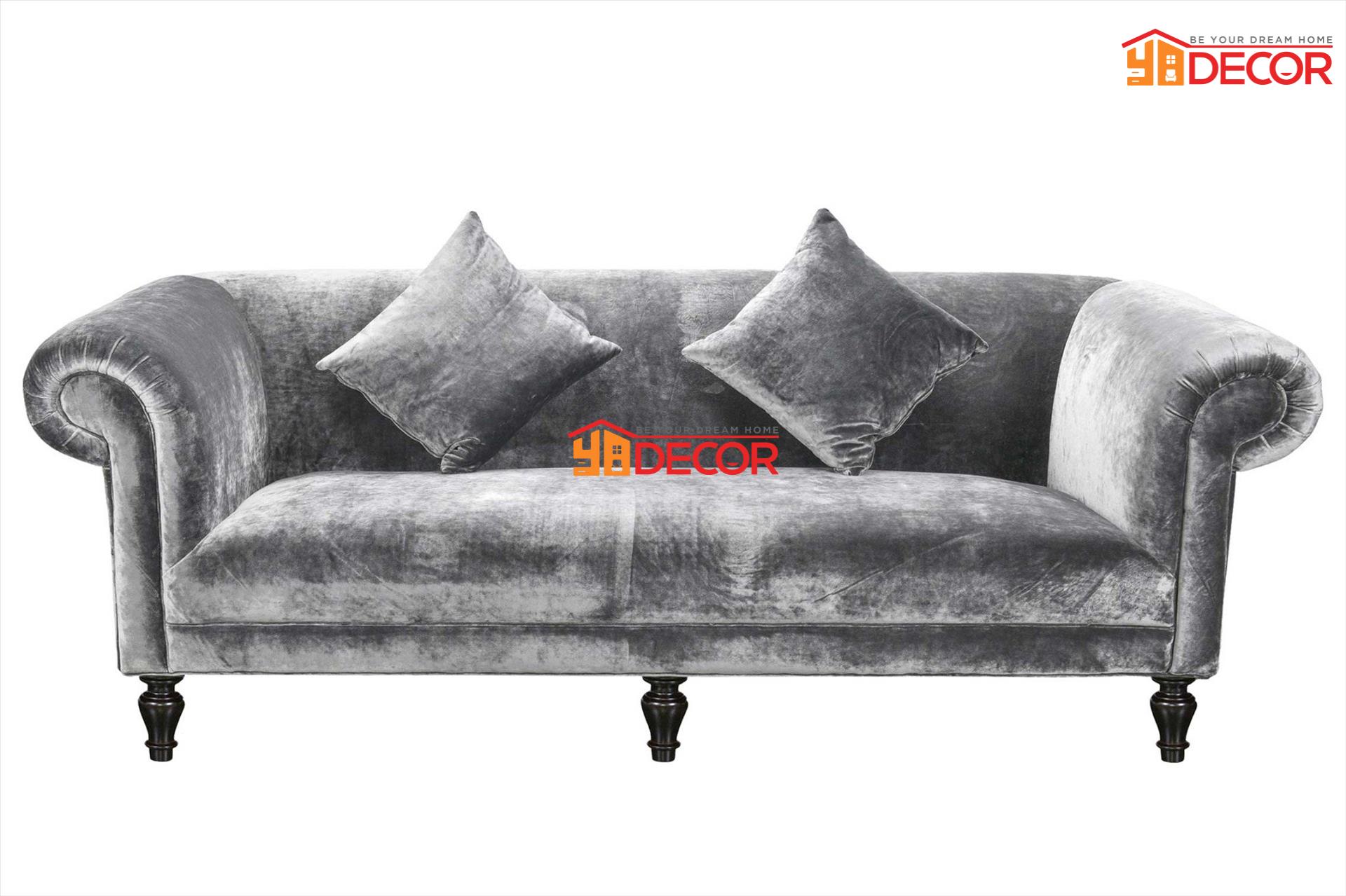 Sofa Jessica 3 chỗ, màu ghi