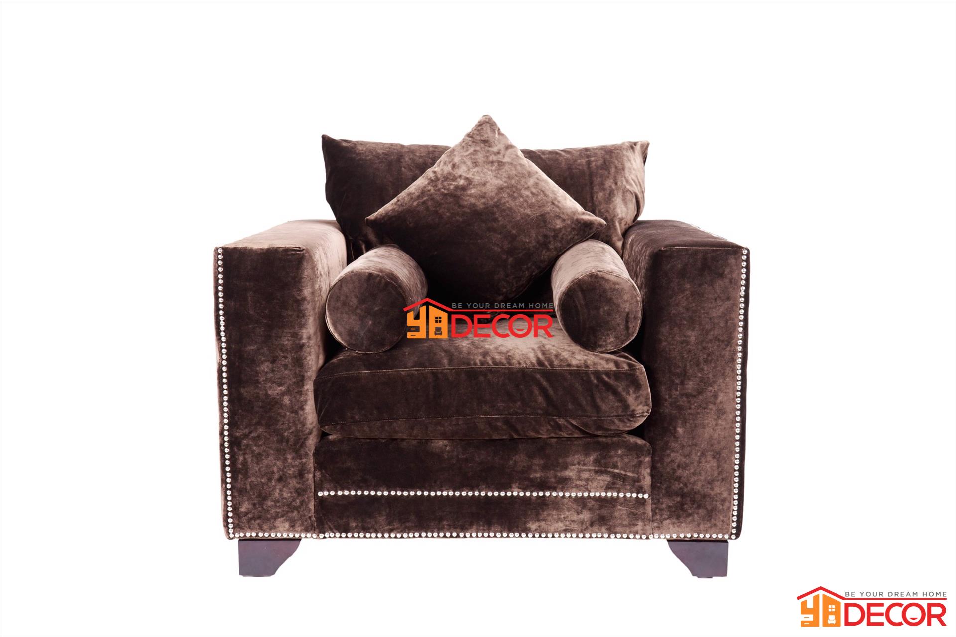 Sofa Miller 1 chỗ, nâu