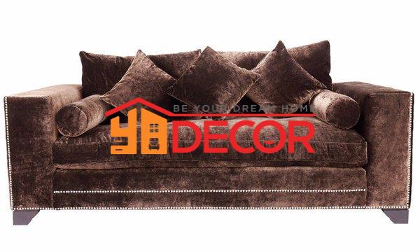 Sofa Miller 3 chỗ, nâu