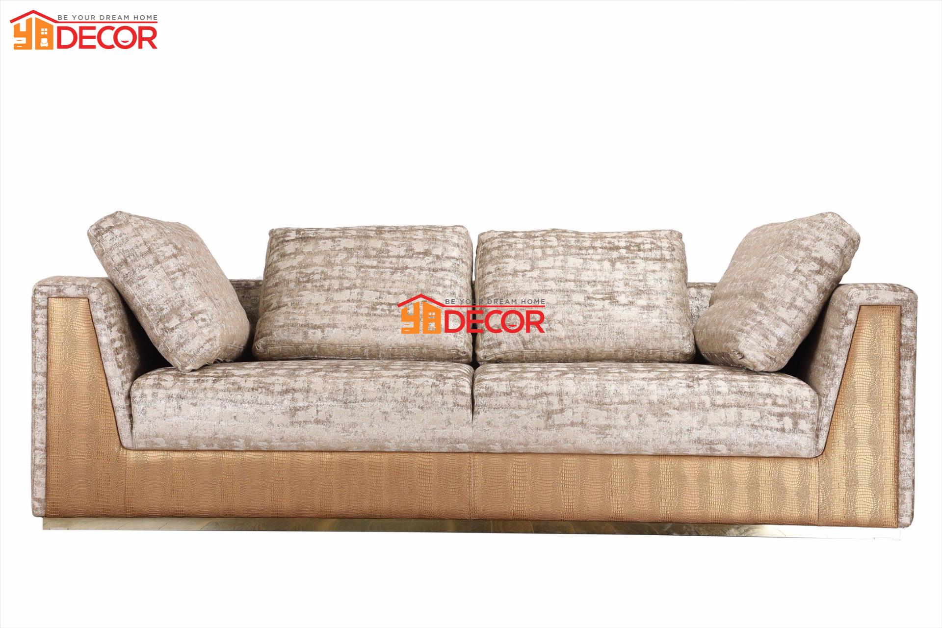 Sofa Camile 3 chỗ, nâu rêu