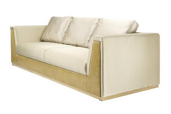 Sofa Camile 3 chỗ, vàng kem