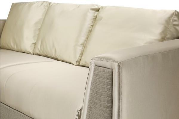 Sofa Camile 3 chỗ, ghi nhạt