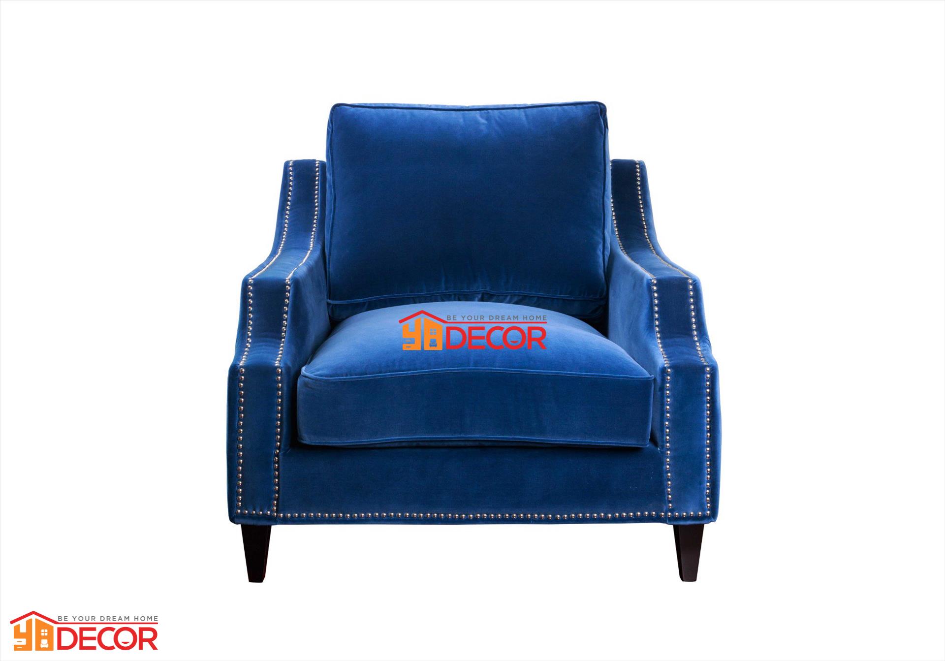 Sofa Marine 1 chỗ, xanh coban