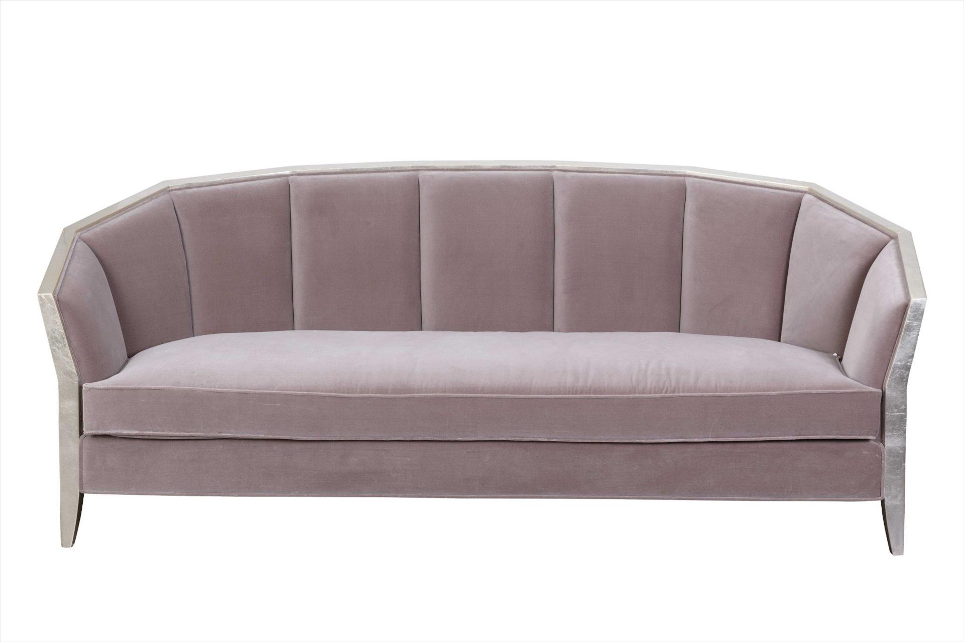 Sofa Ashley 3 chỗ, hồng khoai môn đậm