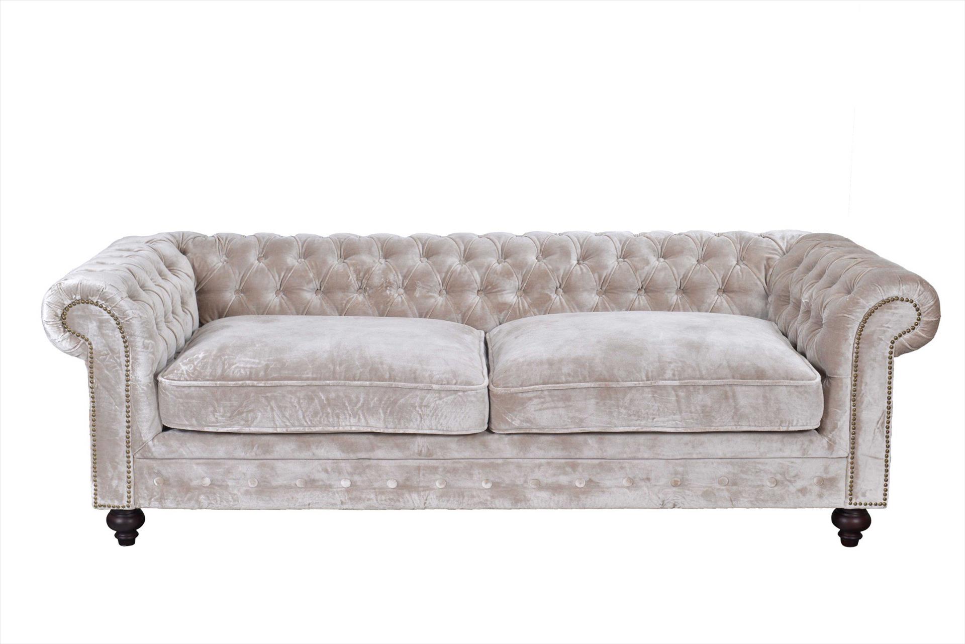 Sofa Sara 3 chỗ, ghi xám