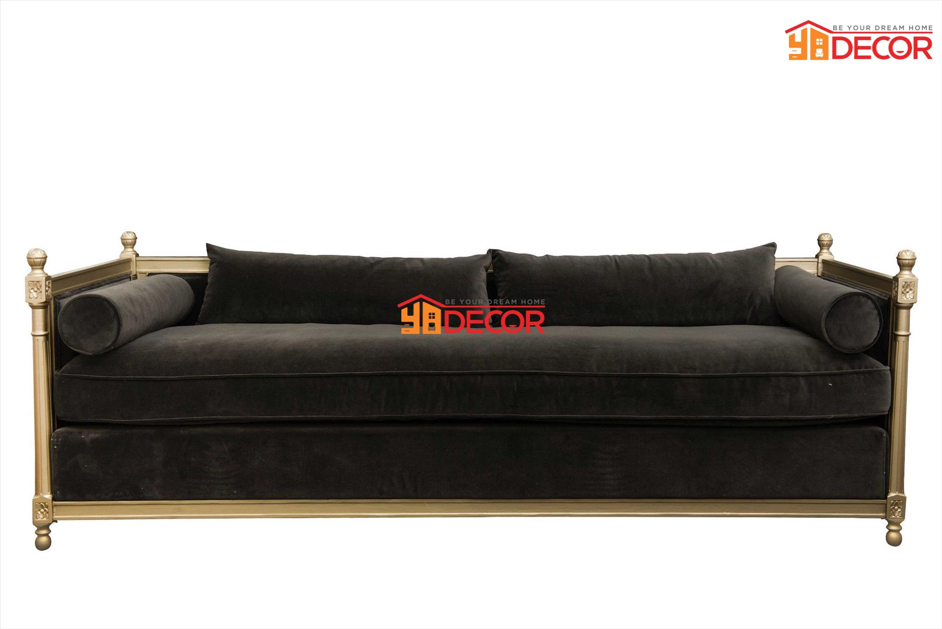 Sofa Christine 3 chỗ, đen