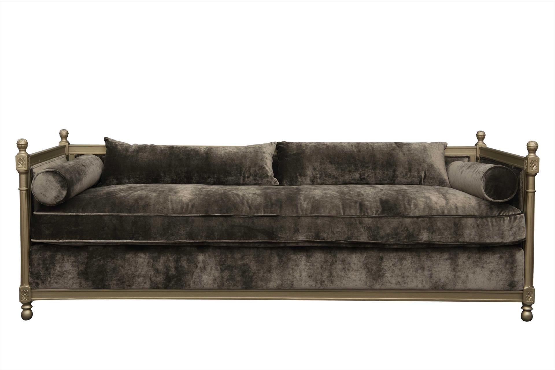 Sofa Christine 3 chỗ, nâu olive