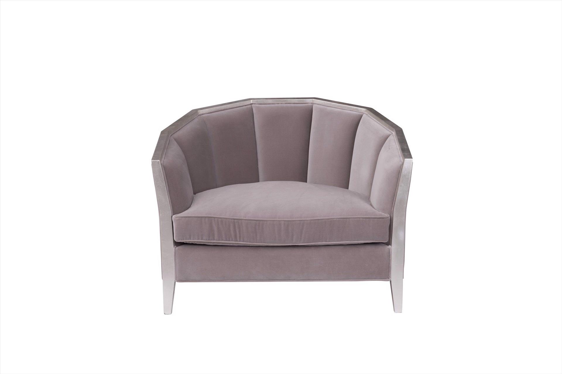 Sofa Ashley 1 chỗ, hồng khoai môn đậm