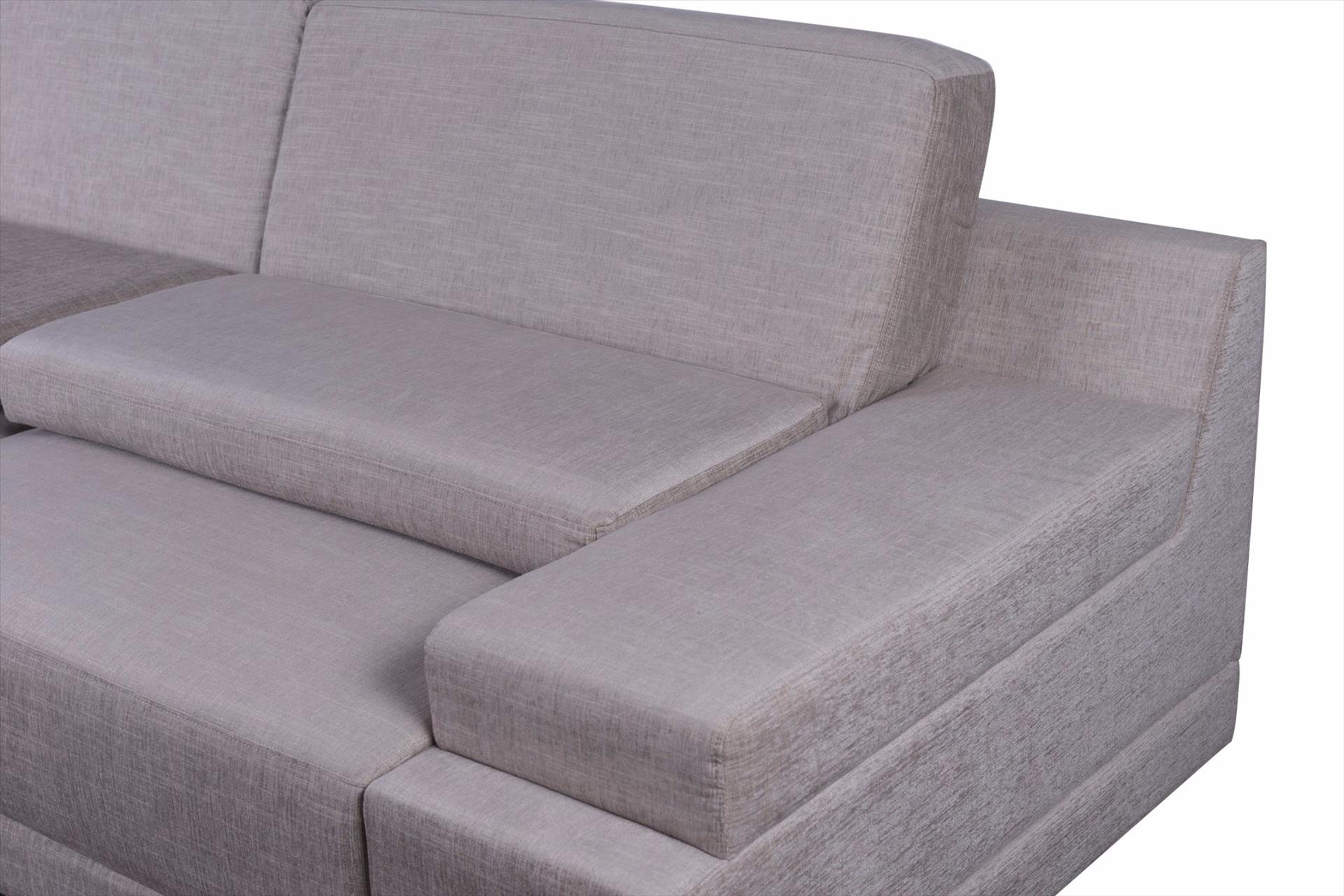 Sofa Carlotta 3 chỗ, ghi nâu