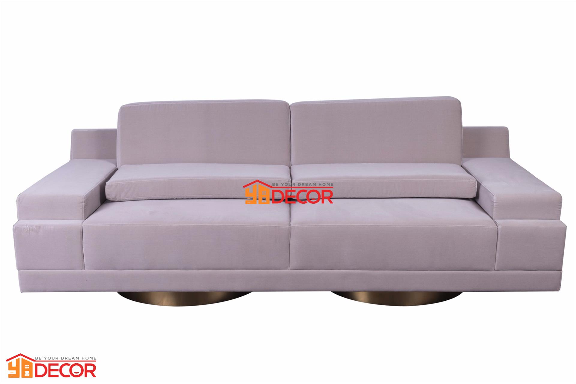 Sofa Carlotta 3 chỗ, màu nude