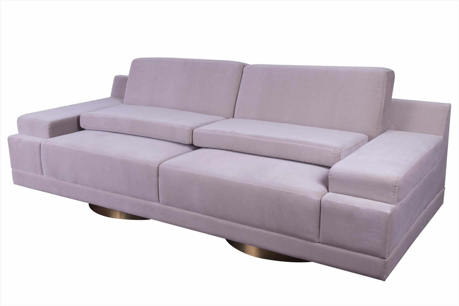 Sofa Carlotta 3 chỗ, màu nude