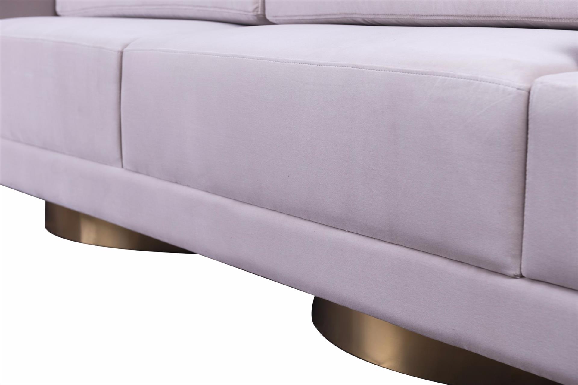 Sofa Carlotta 3 chỗ, màu nude