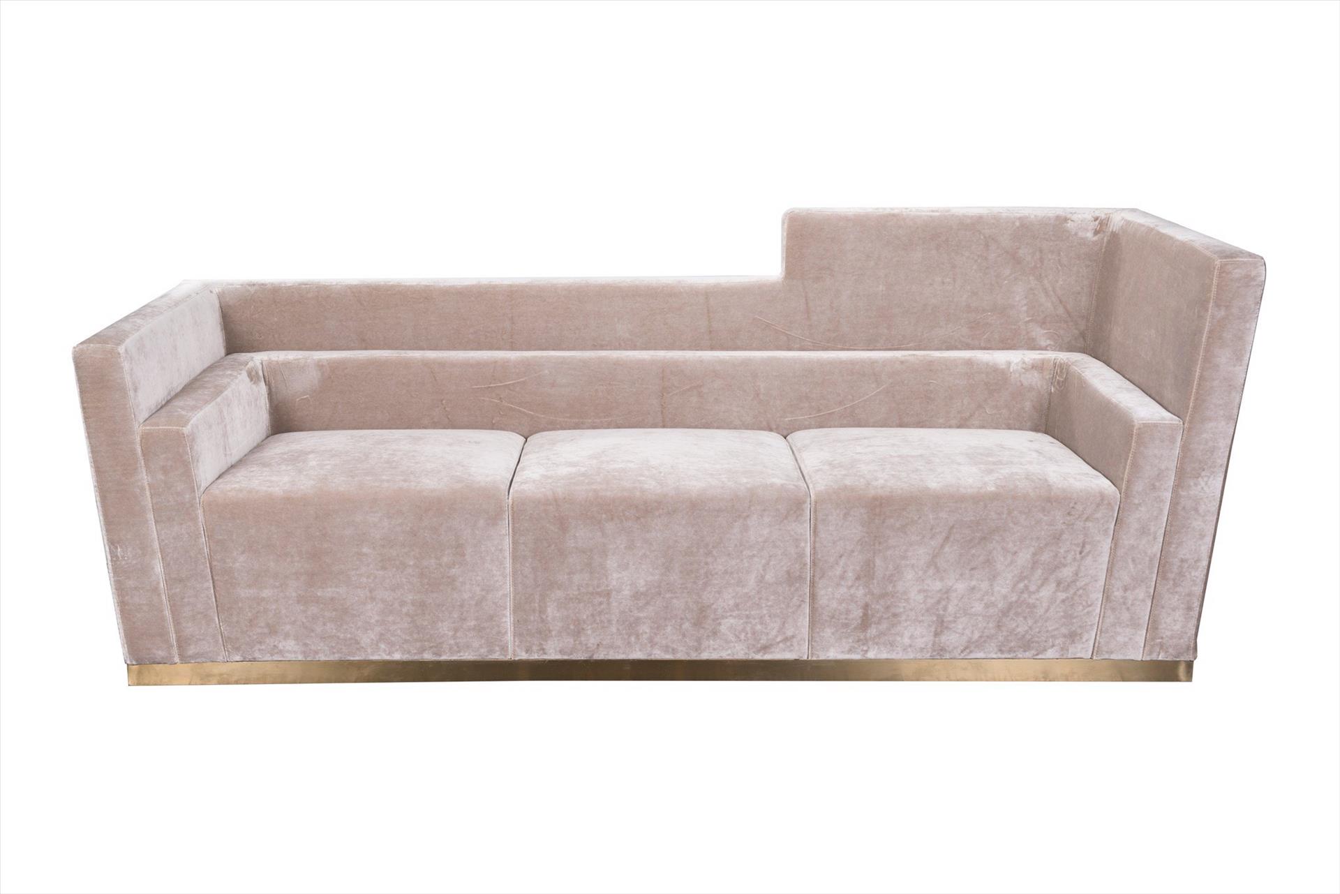 Sofa Giulian 3 chỗ, Kem