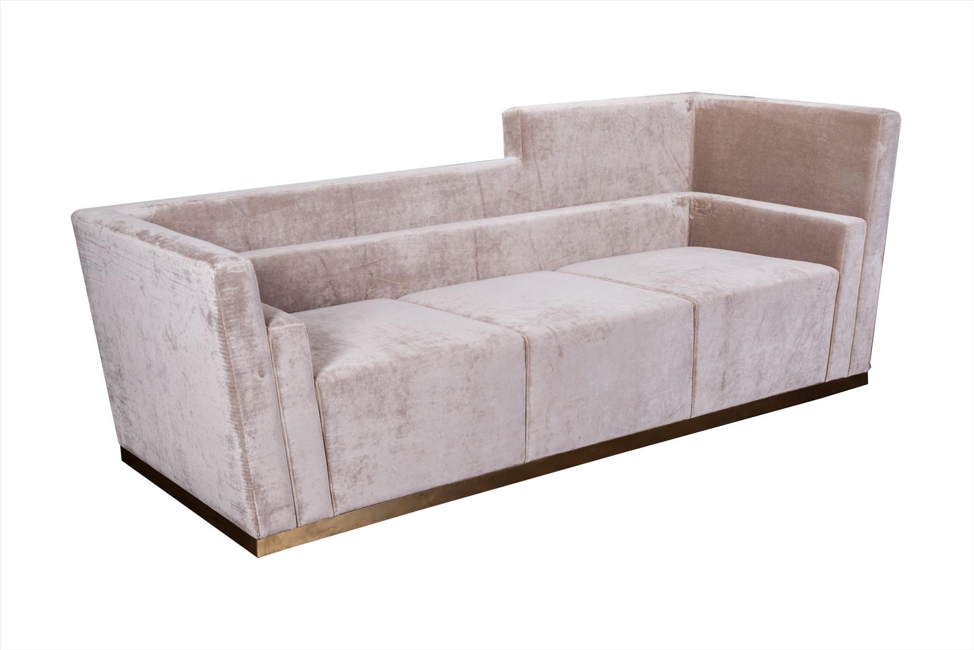 Sofa Giulian 3 chỗ, Kem