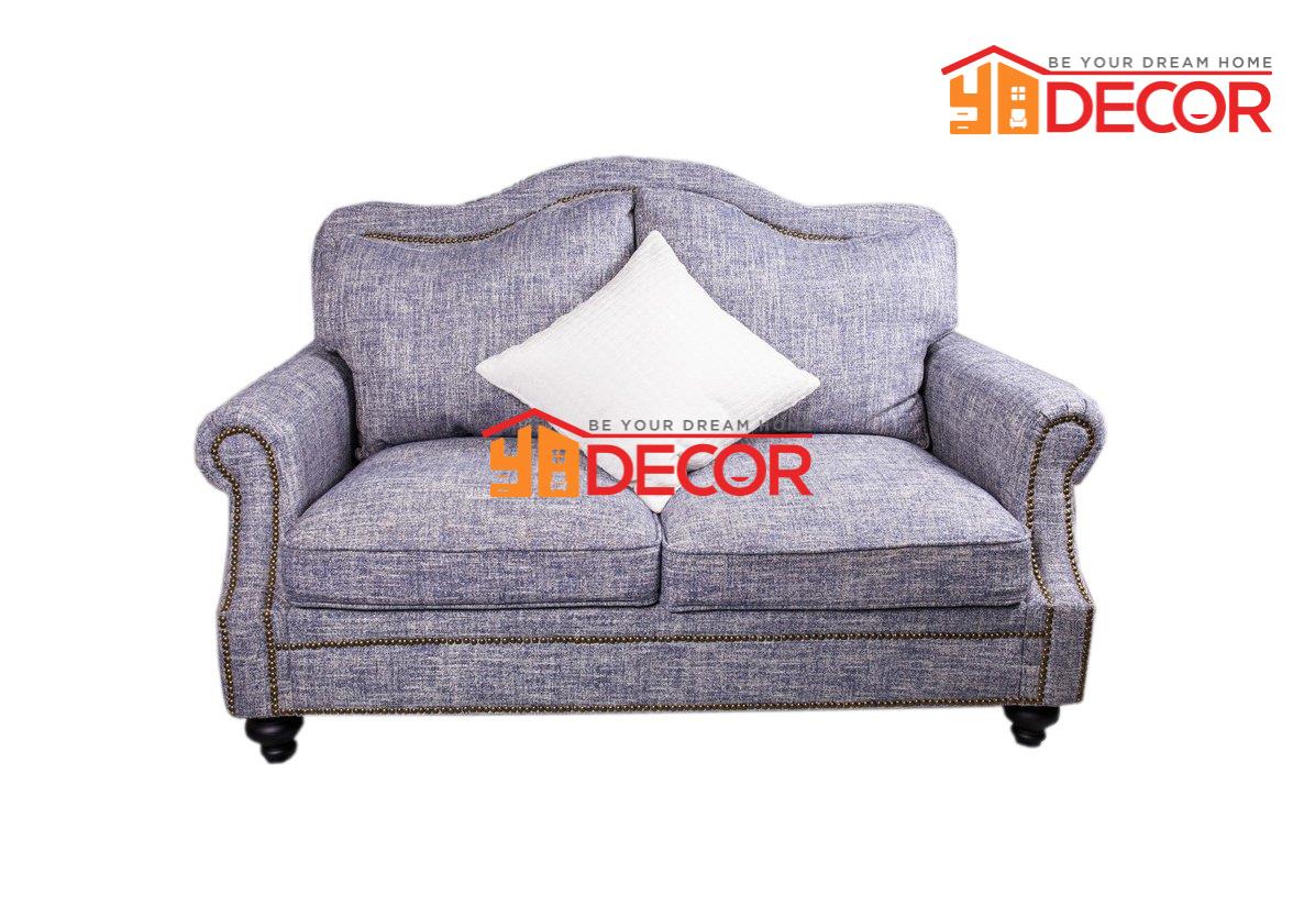 Sofa Olivia 2 chỗ, xanh Jeans