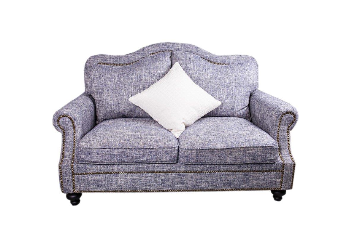 Sofa Olivia 2 chỗ, xanh Jeans