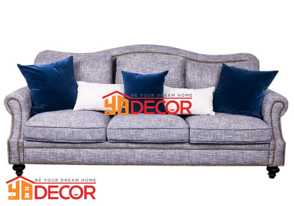 Sofa Olivia 3 chỗ, xanh Jeans