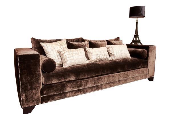 Sofa Miller 4 chỗ, nâu