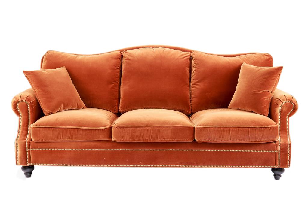 Sofa Olivia 3 chỗ, cam