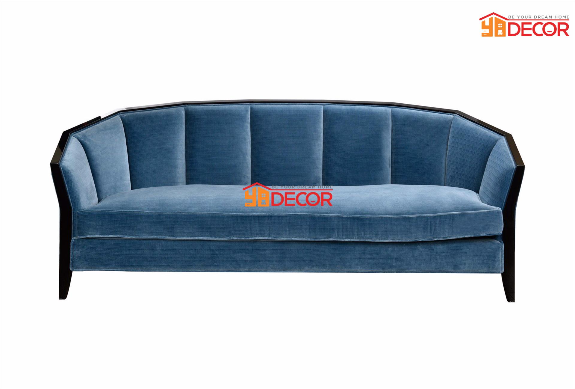 Sofa Ashley 3 chỗ, xanh cổ vịt