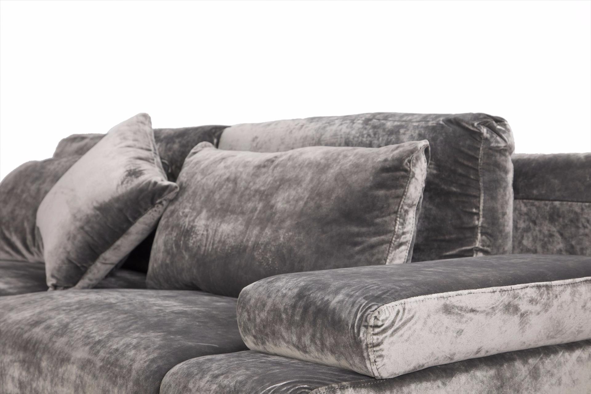 Sofa Carlotta 3 chỗ, xám