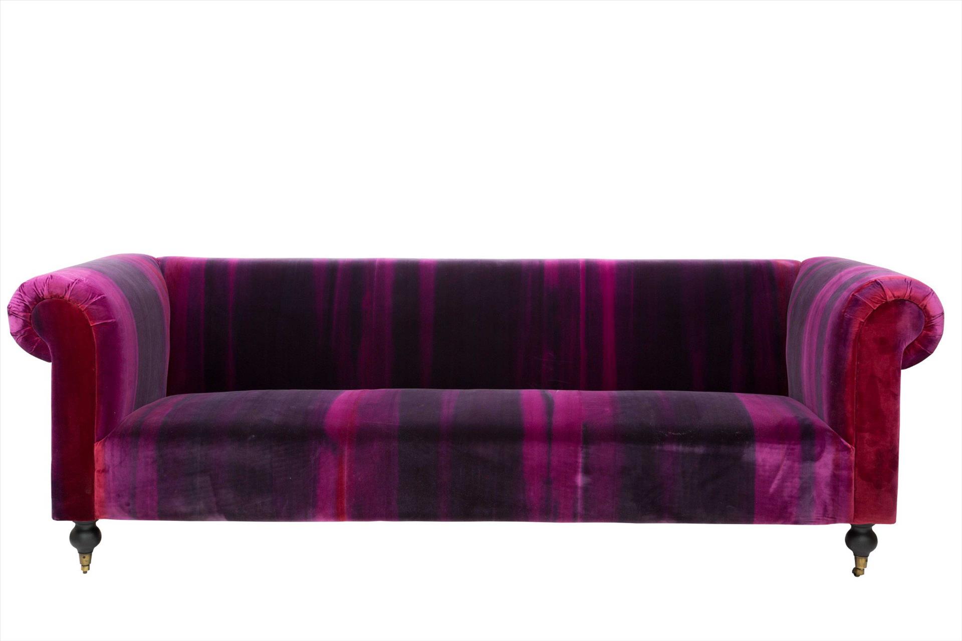 Sofa Sophie 3 chỗ, hồng tím