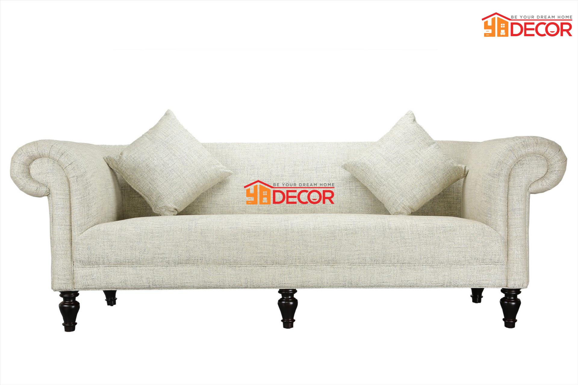 Sofa Jessica 3 chỗ, màu đá rêu